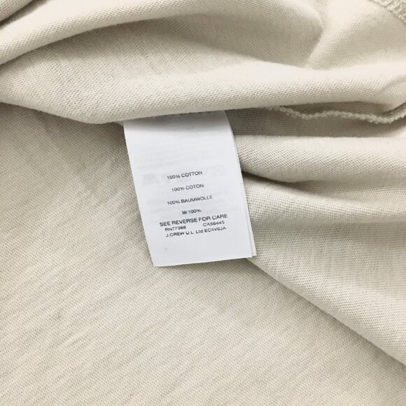 NEW! J.Crew Mercantile Slightly Cropped V-Neck Broken-In T-Shirt Stone - 2X - Picture 7 of 7